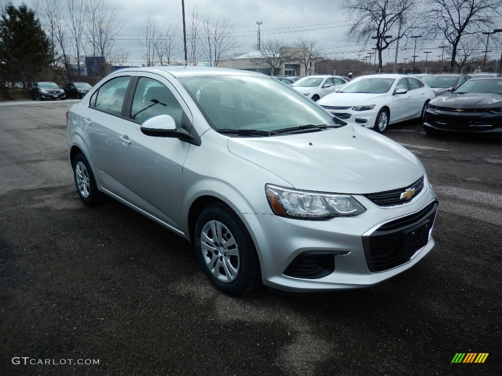 Silver Ice Metallic 2017 Chevrolet Sonic LS Sedan Exterior Photo #119194474