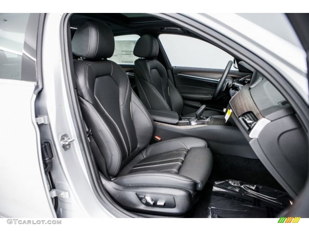 2017 5 Series 530i Sedan - Glacier Silver Metallic / Black photo #2