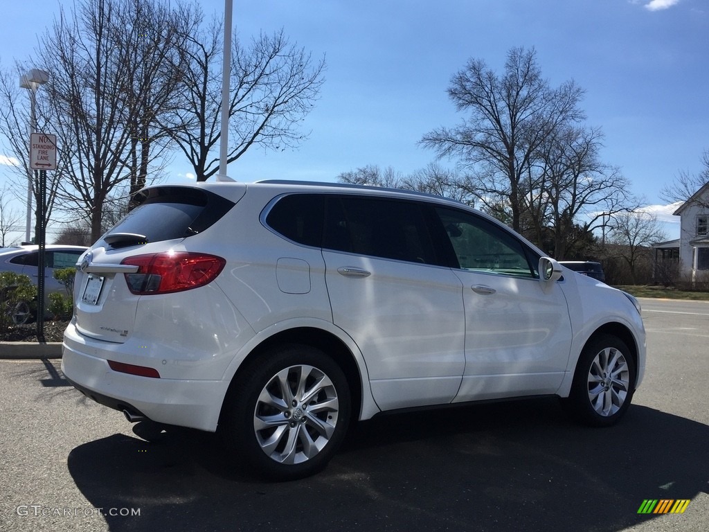 2017 Envision Premium AWD - Summit White / Ebony/Dark Plum photo #4