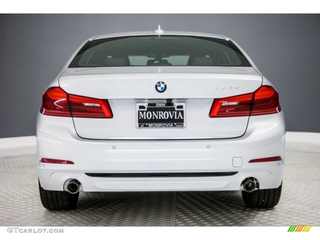 2017 5 Series 530i Sedan - Glacier Silver Metallic / Black photo #4