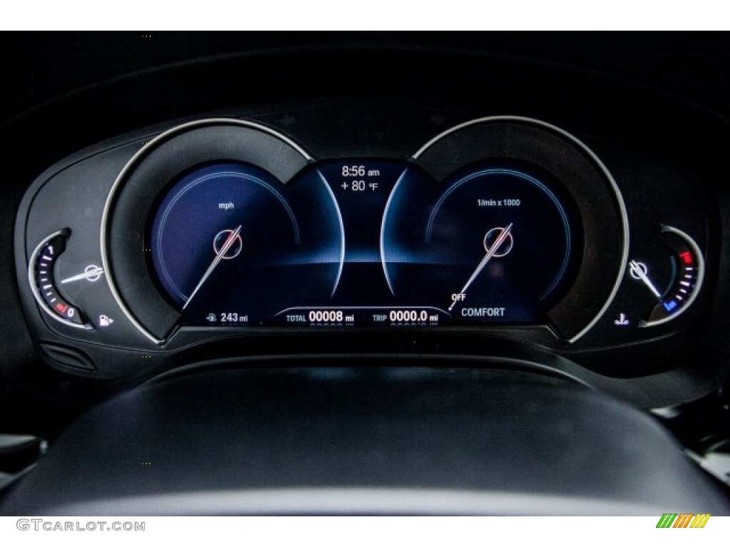 2017 5 Series 530i Sedan - Glacier Silver Metallic / Black photo #7
