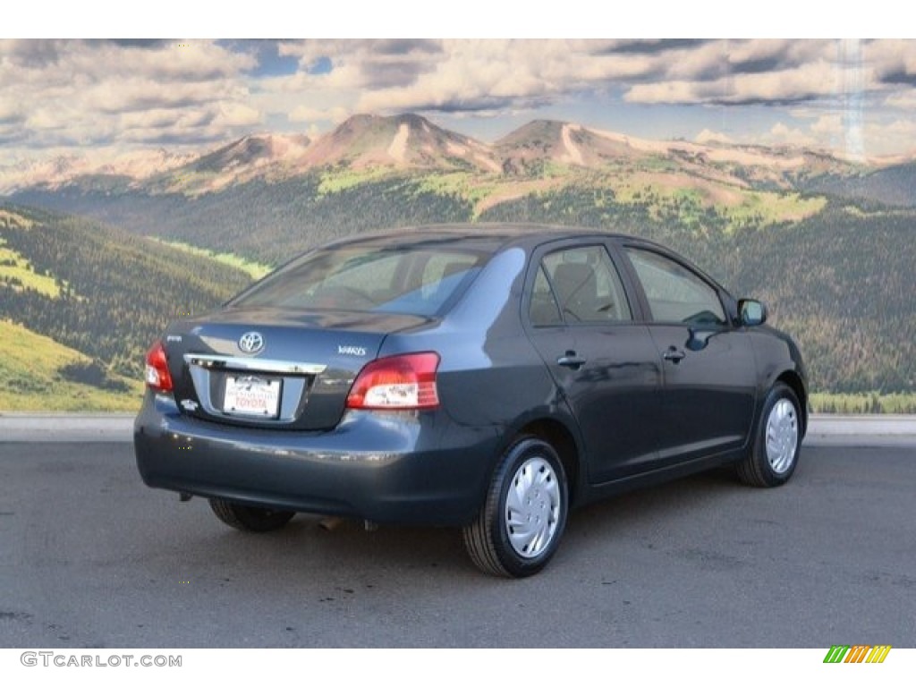 2010 Yaris Sedan - Black Sand Pearl / Dark Charcoal photo #3