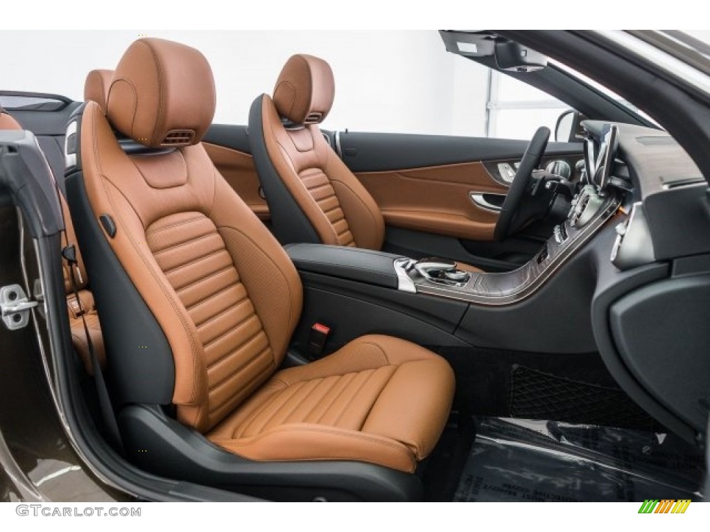 Saddle Brown/Black Interior 2017 Mercedes-Benz C 300 Cabriolet Photo #119197288