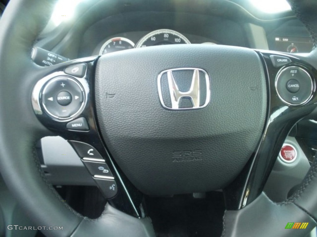 2017 Accord EX-L Sedan - Modern Steel Metallic / Gray photo #11