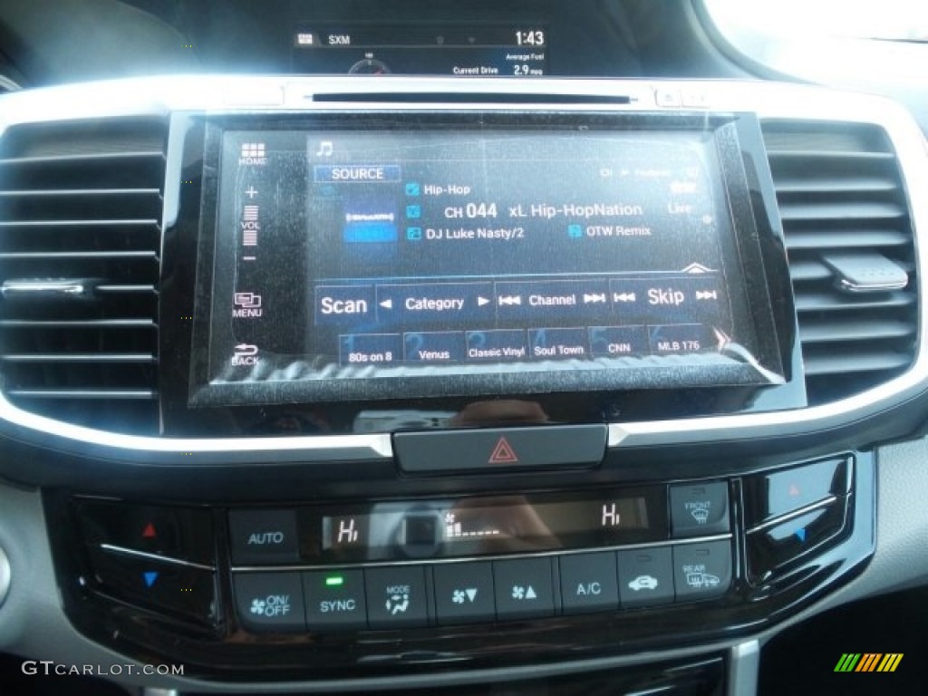 2017 Accord EX-L Sedan - Modern Steel Metallic / Gray photo #15