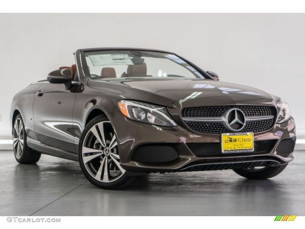 Dakota Brown Metallic 2017 Mercedes-Benz C 300 Cabriolet Exterior Photo #119197420