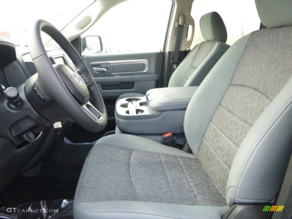 2017 1500 Big Horn Crew Cab 4x4 - True Blue Pearl / Black/Diesel Gray photo #15