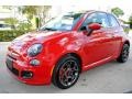 2013 Rosso Brillante (Red Tri-Coat) Fiat 500 Sport  photo #5