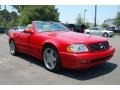 1999 Magma Red Mercedes-Benz SL 500 Roadster  photo #3