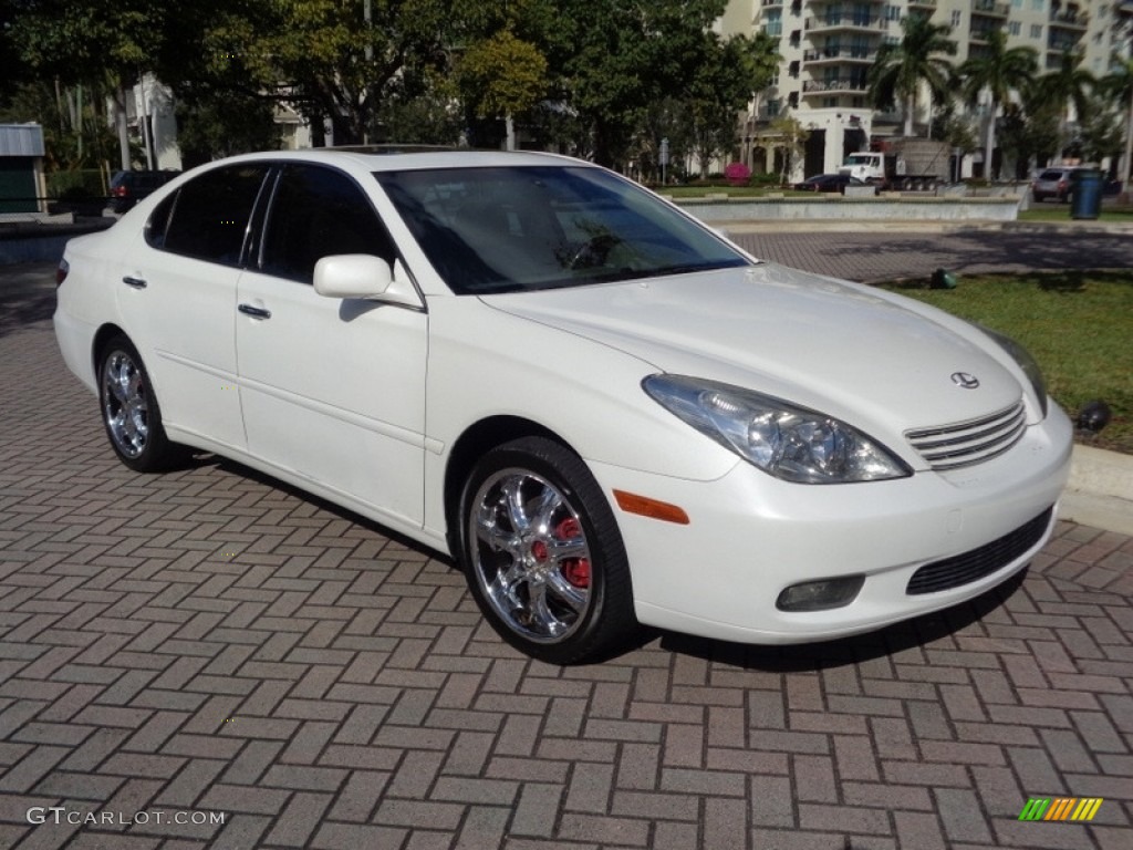 2002 ES 300 - Crystal White / Ivory photo #13
