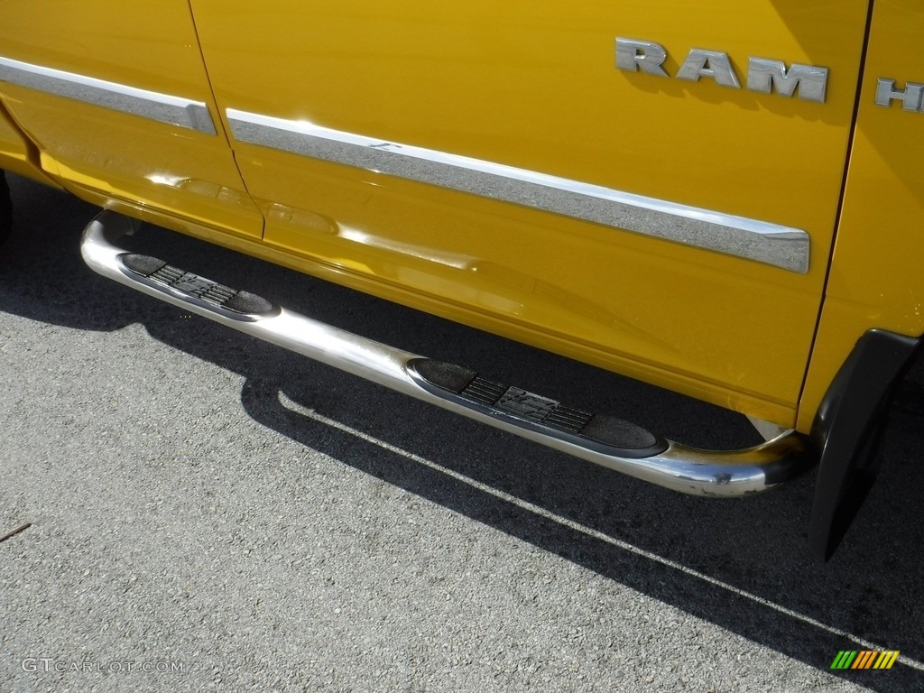 2009 Ram 1500 Big Horn Edition Quad Cab 4x4 - Detonator Yellow / Dark Slate/Medium Graystone photo #4