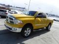 2009 Detonator Yellow Dodge Ram 1500 Big Horn Edition Quad Cab 4x4  photo #9