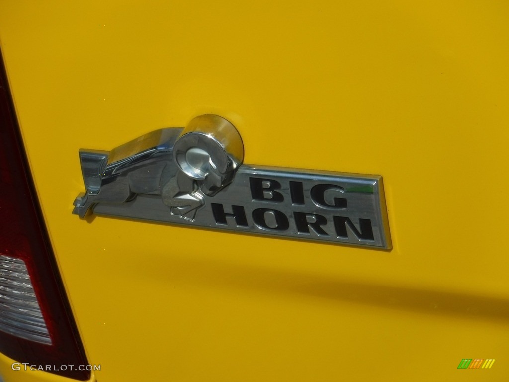 2009 Ram 1500 Big Horn Edition Quad Cab 4x4 - Detonator Yellow / Dark Slate/Medium Graystone photo #13