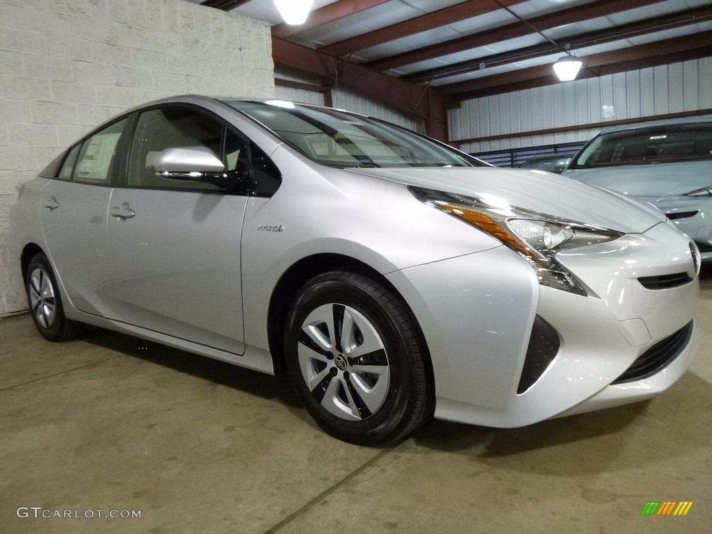 2017 Prius Three - Classic Silver Metallic / Black photo #1