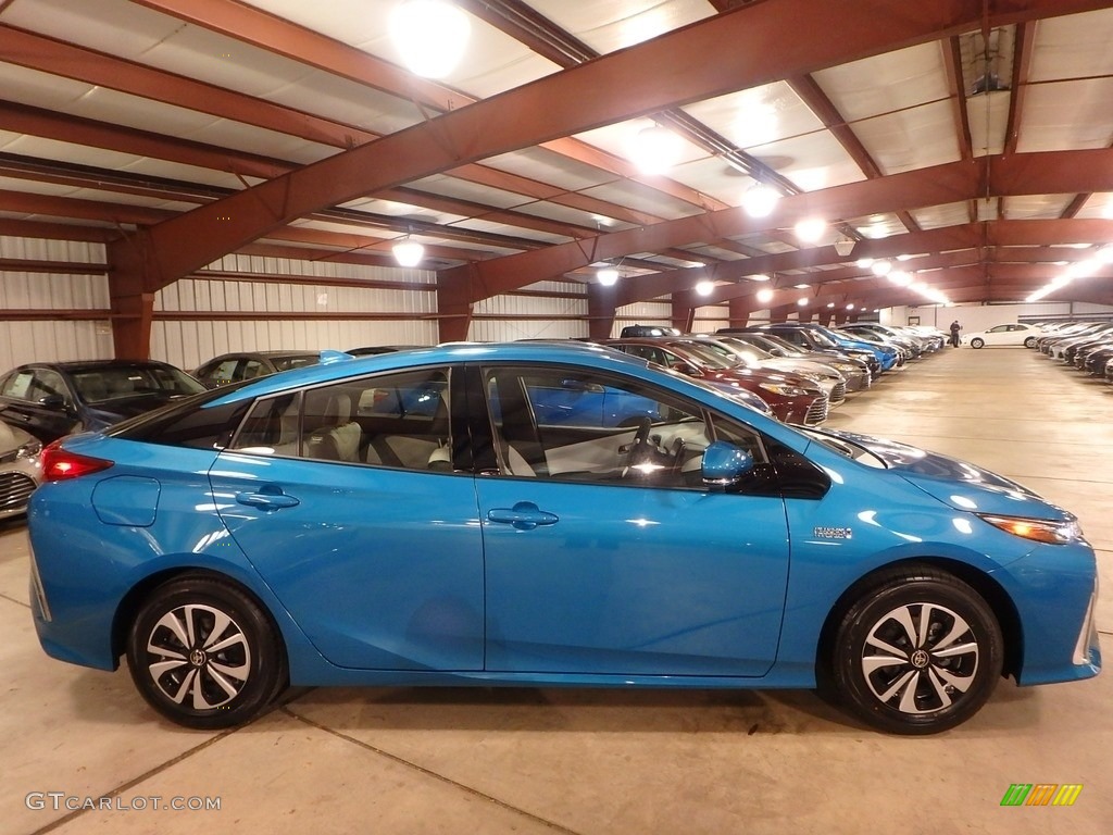 Blue Magnetism 2017 Toyota Prius Prime Premium Exterior Photo #119205445