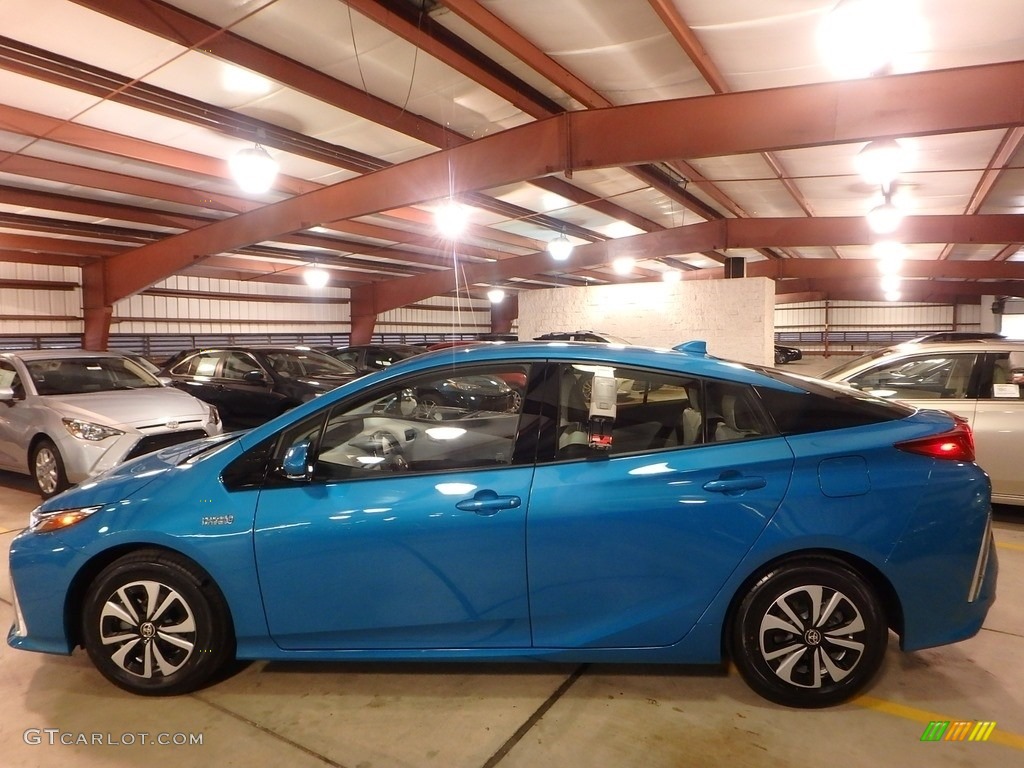 Blue Magnetism 2017 Toyota Prius Prime Premium Exterior Photo #119205499