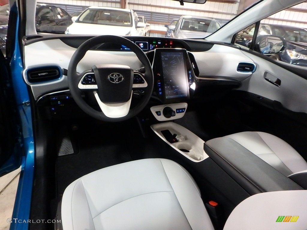 Gray Interior 2017 Toyota Prius Prime Premium Photo #119205589