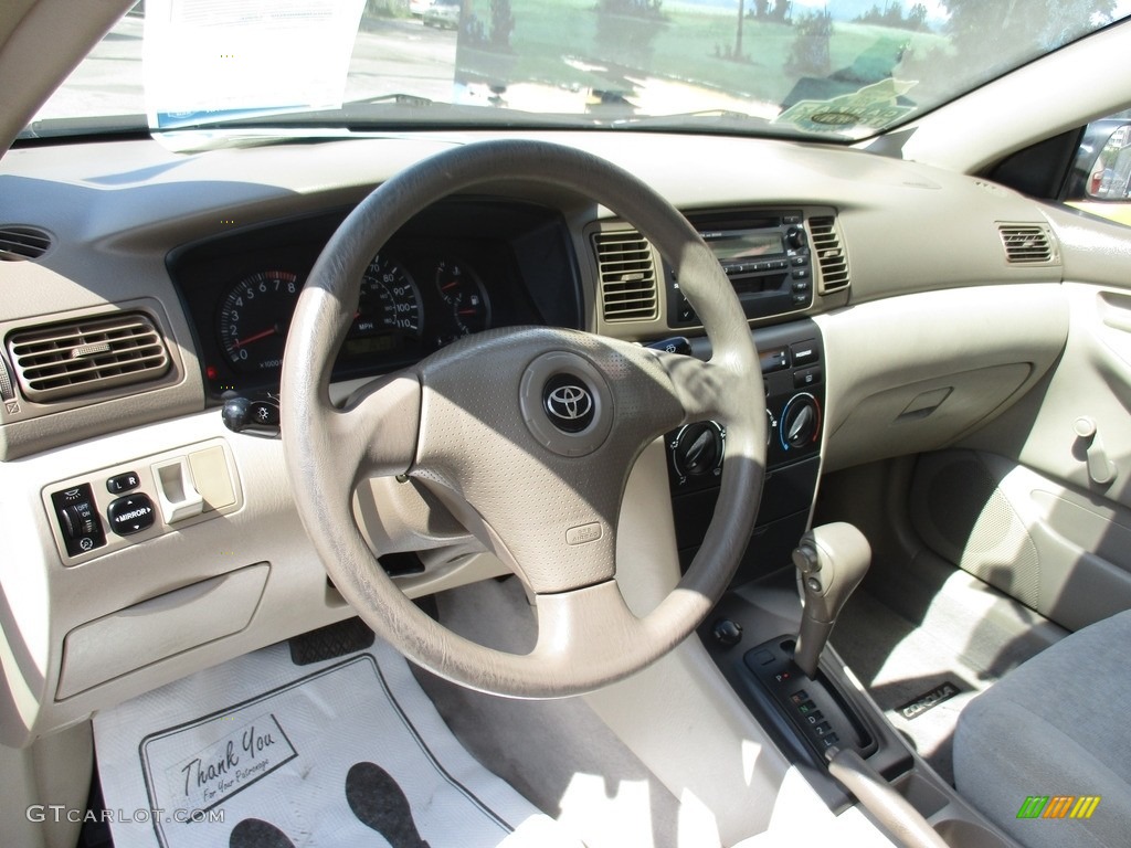 2004 Corolla CE - Impulse Red / Pebble Beige photo #9