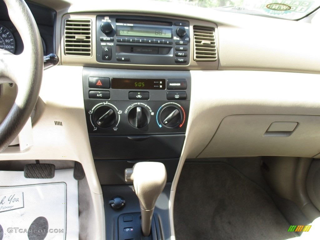 2004 Corolla CE - Impulse Red / Pebble Beige photo #10