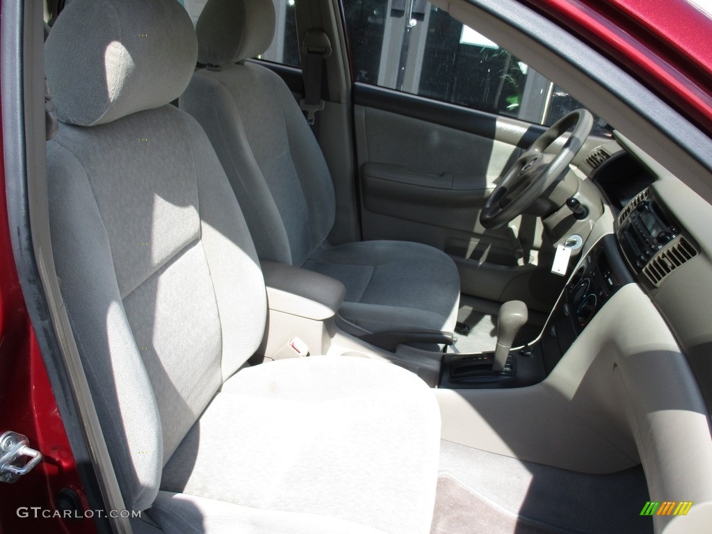 2004 Corolla CE - Impulse Red / Pebble Beige photo #17