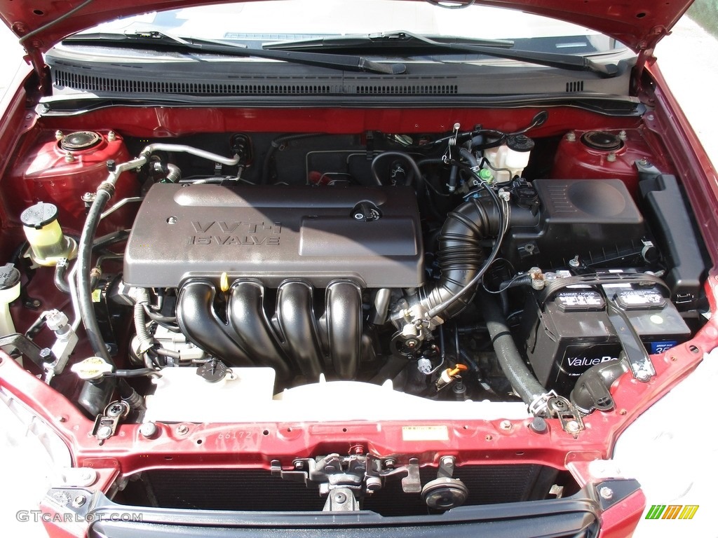 2004 Corolla CE - Impulse Red / Pebble Beige photo #21