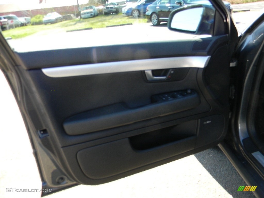 2007 A4 2.0T quattro Sedan - Quartz Gray Metallic / Ebony photo #17