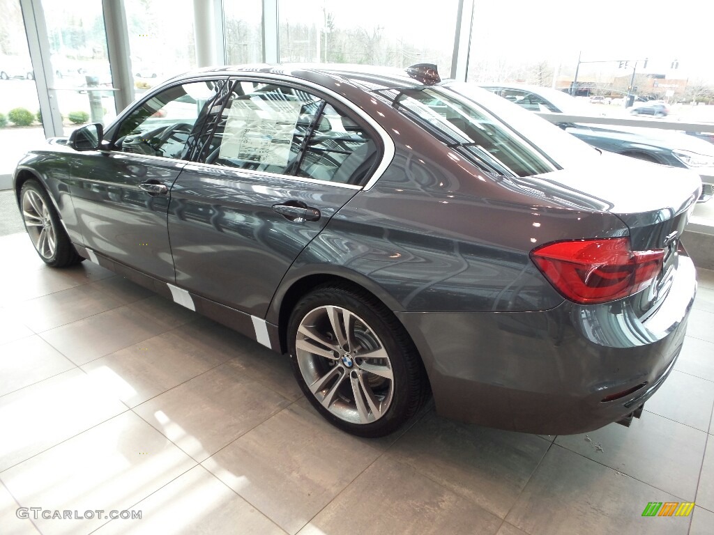 2017 3 Series 330i xDrive Sedan - Mineral Grey Metallic / Black photo #2
