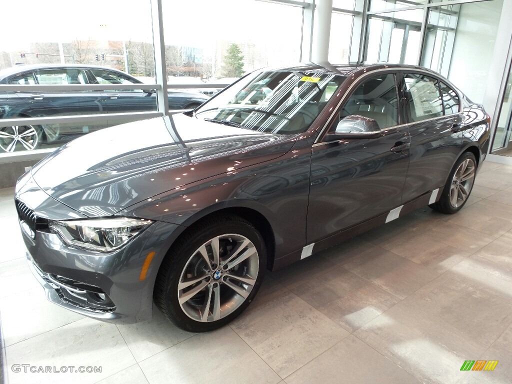 2017 3 Series 330i xDrive Sedan - Mineral Grey Metallic / Black photo #3