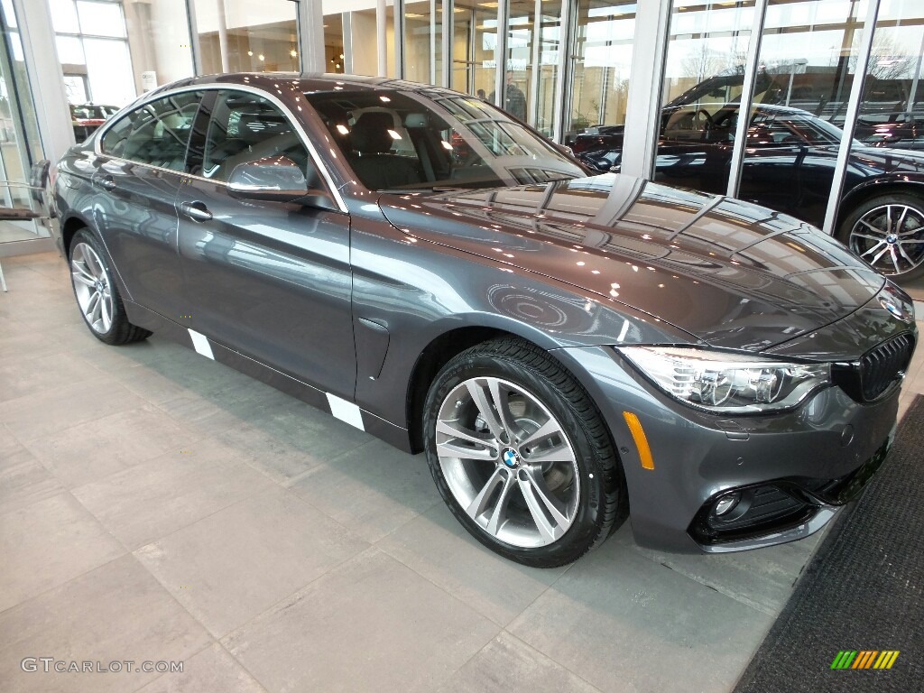 2017 4 Series 430i xDrive Gran Coupe - Mineral Grey Metallic / Black photo #1