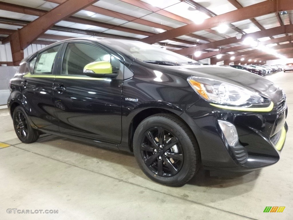 2016 Prius c Special Edition - Black Sand Pearl / Ash/Black photo #1