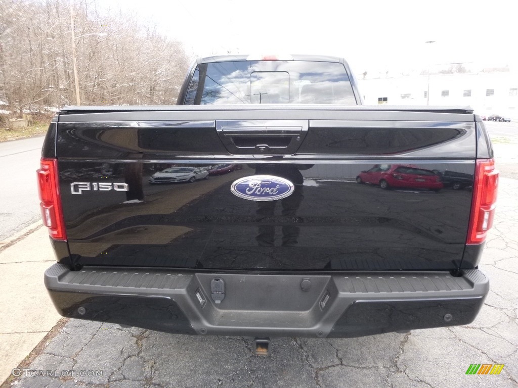 2016 F150 Lariat SuperCab 4x4 - Shadow Black / Black photo #3