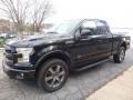 2016 Shadow Black Ford F150 Lariat SuperCab 4x4  photo #6