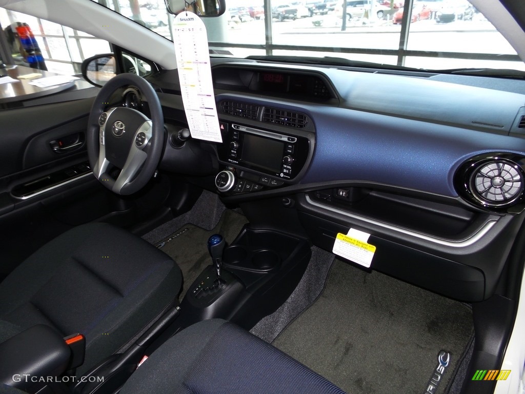 2016 Prius c Three - Super White / Black photo #8