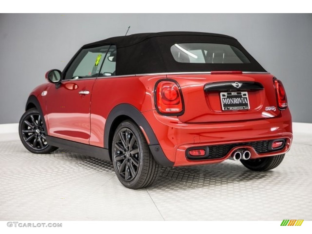2017 Convertible Cooper S - Blazing Red Metallic / Carbon Black photo #3