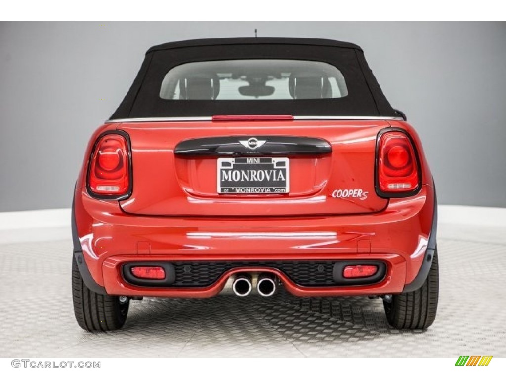 2017 Convertible Cooper S - Blazing Red Metallic / Carbon Black photo #4