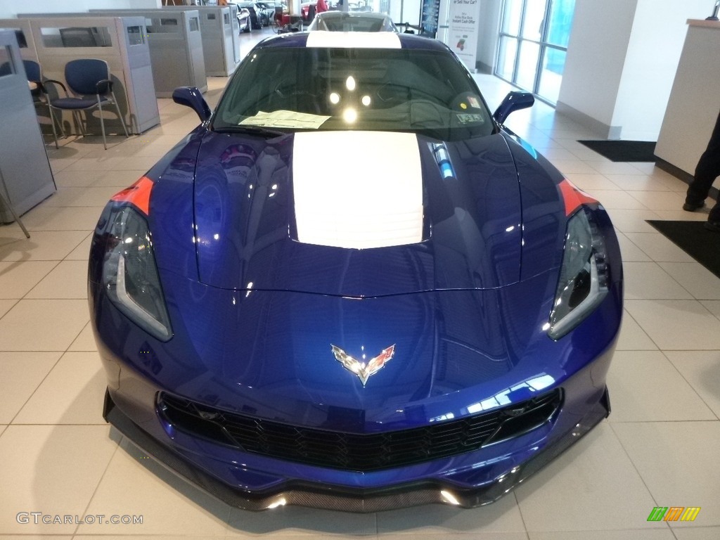 2017 Corvette Grand Sport Coupe - Admiral Blue / Jet Black photo #2