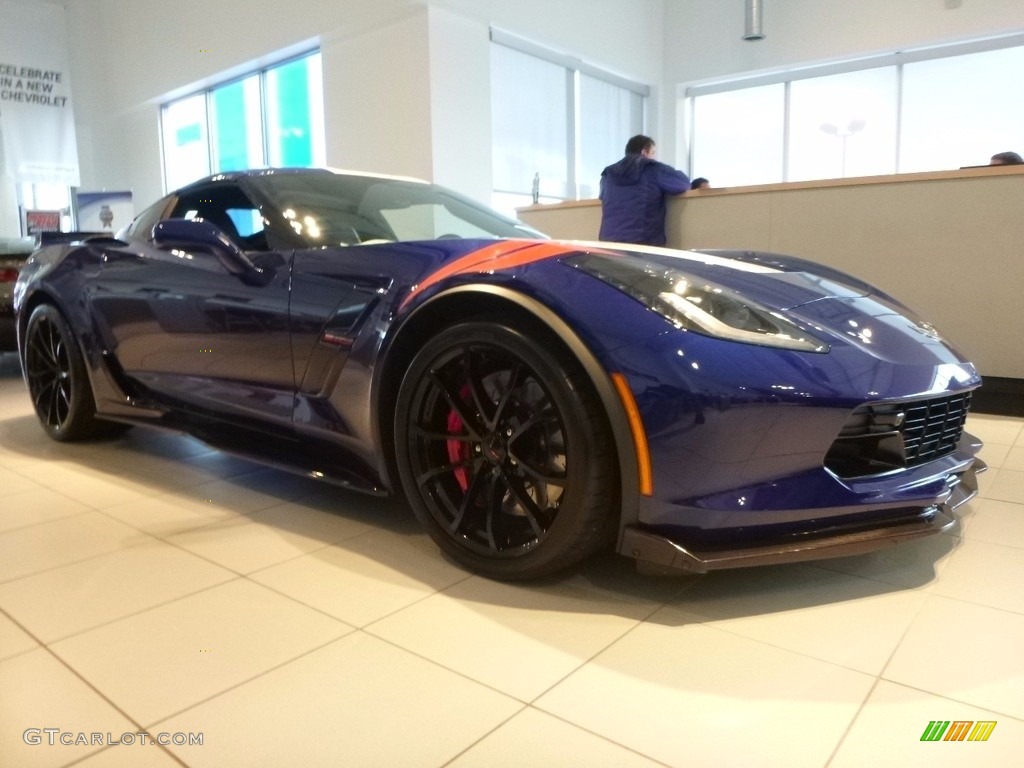 2017 Corvette Grand Sport Coupe - Admiral Blue / Jet Black photo #4