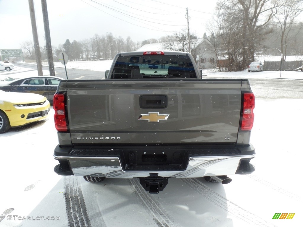 2017 Silverado 2500HD LT Double Cab 4x4 - Pepperdust Metallic / Jet Black photo #7