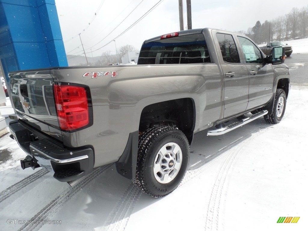 2017 Silverado 2500HD LT Double Cab 4x4 - Pepperdust Metallic / Jet Black photo #8