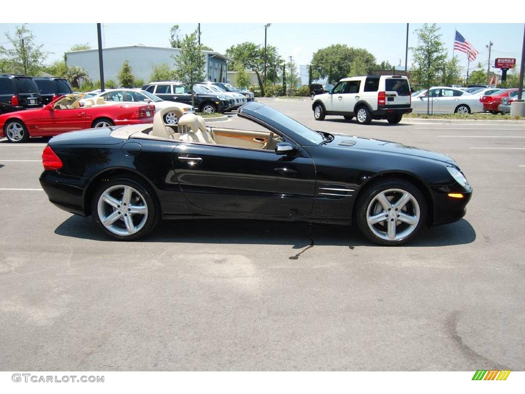 2004 SL 500 Roadster - Black / Stone photo #18