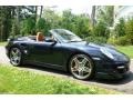 2008 Midnight Blue Metallic Porsche 911 Turbo Cabriolet  photo #1