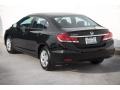 2014 Crystal Black Pearl Honda Civic LX Sedan  photo #2
