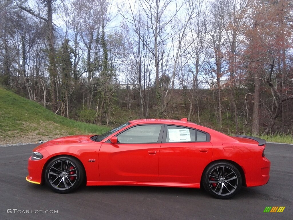 2017 Charger R/T Scat Pack - Go Mango / Black photo #1