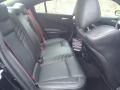 2017 Dodge Charger Black Interior Rear Seat Photo