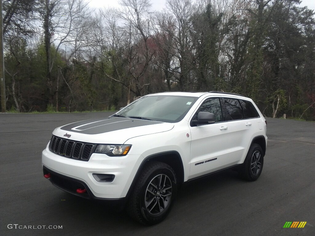 2017 Grand Cherokee Trailhawk 4x4 - Bright White / Black photo #2