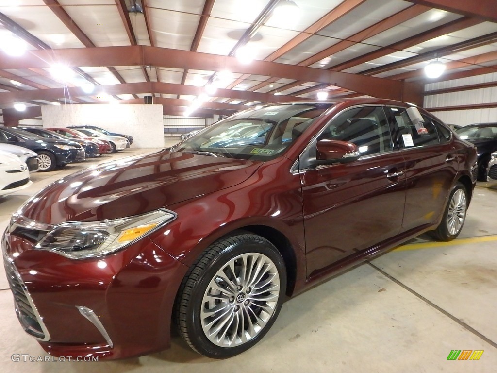 2017 Avalon Limited - Sizzling Crimson Mica / Black photo #3