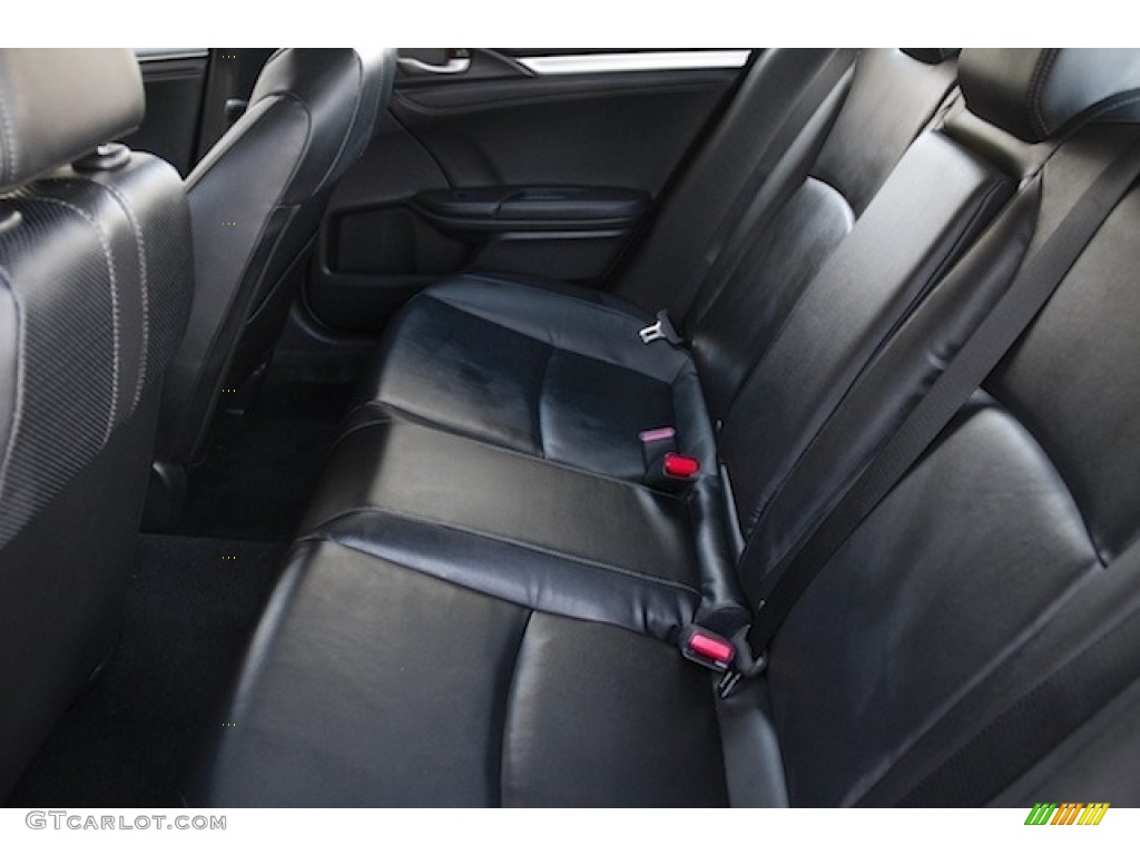 2017 Honda Civic Touring Sedan Rear Seat Photos