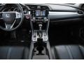 Black 2017 Honda Civic Touring Sedan Dashboard