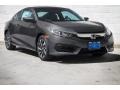 Modern Steel Metallic 2017 Honda Civic LX-P Coupe