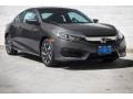 Modern Steel Metallic 2017 Honda Civic LX-P Coupe